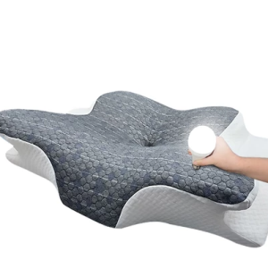 慢回彈超導石墨烯蝶型釋壓記憶枕 高低枕 記憶枕 能量枕 石墨烯枕