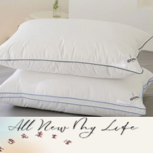 羽枕組合系列 (灰條枕+立體枕)