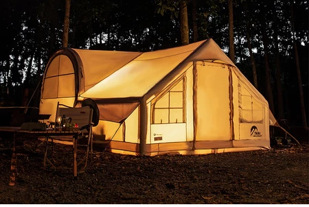 白嶺隧屋雙房充氣帳 6-10人帳【野外營】帳棚 露營 多人帳 - Image 3