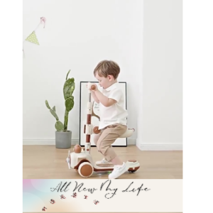 兒童滑板車 男女孩可坐可騎可滑折疊1-6歲滑步車