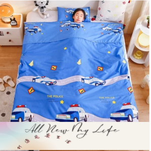 男童睡袋a類全棉純棉四季通用中大童春秋冬厚款棉花寶寶防踢被